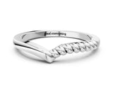 White gold Twisted Solitaire Round Cut Knife Edge Prong Ring_12