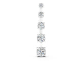 White gold Vertical Bar Pendant with Round Brilliant Diamonds in Prong Setting_3