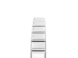 White gold White Gold Ribbed Eternity Band_68