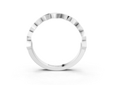 White gold Zigzag Chevron Band with No Stone_55
