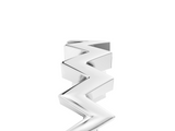 White gold Zigzag Chevron Band_40