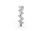 White gold Zigzag Diamond Pave Round Eternity Band with Prong Setting_37