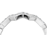 White gold Zigzag Diamond Pave Round Eternity Band with Prong Setting_39