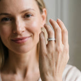 White gold baguette cut diamond eternity band with channel set_59