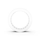 White gold emerald cut diamond eternity band with channel set_2