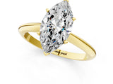 Yellow gold 0.5 Carat Marquise Cut  Solitaire Engagement Ring with Classic Band and Four-Prong Setting_13