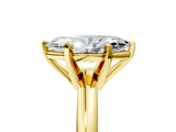 Yellow gold 5 Carat Marquise Cut  Solitaire Engagement Ring with Round Band and Four-Prong Setting_125