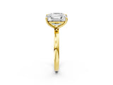 Yellow gold Asscher and Emerald Cut Toi Moi Ring with Prong Setting_67