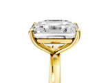 Yellow gold Asscher and Emerald Cut Toi Moi Ring with Prong Setting_70