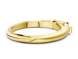 Yellow gold Baguette Diamond Channel Set White Gold Band_16