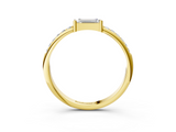 Yellow gold Baguette Diamond Pave Band with Bar Prong Setting_26