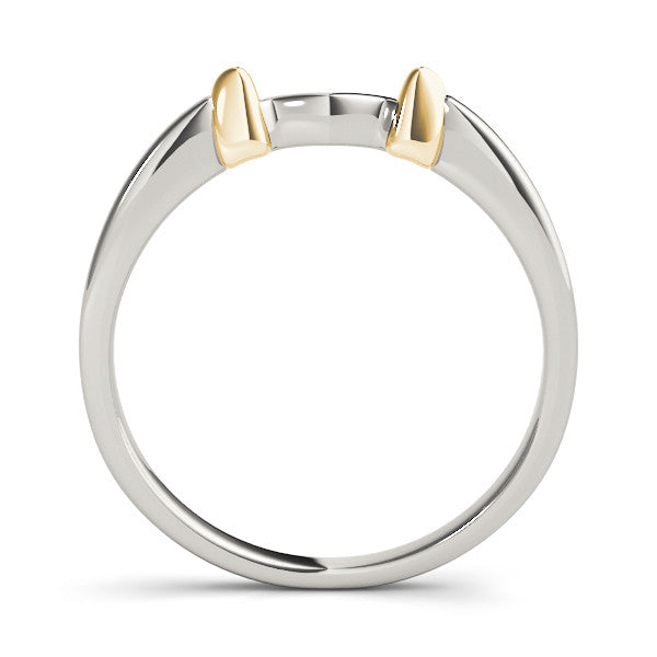 Yellow gold Bamboo-Inspired Plain Metal Band 1