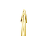 Yellow gold Bamboo-Inspired Plain Metal Band_43