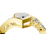 Yellow gold Bezel Set Marquise Diamond Split Shank Ring_7