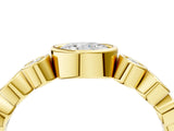 Yellow gold Bezel Set Oval Diamond Half Eternity Band_21