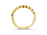Yellow gold Bezel Set Round Diamond Eternity Band_11