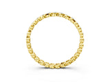 Yellow gold Bezel-Set Round Diamond Eternity Band_5