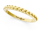Yellow gold Bezel Set Round Stone Eternity Band_24