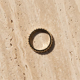 Yellow gold Bezel Set Round Stone Eternity Band_43