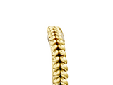 Yellow gold Braided Milgrain White Gold Contour Band_43