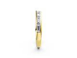 Yellow gold Channel-Set Baguette Diamond Eternity Band_6