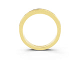 Yellow gold Channel Set Princess Cut Amethyst Eternity Band_9