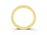 Yellow gold Channel Set Princess Cut Aquamarine Eternity Band_39