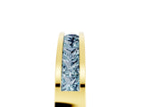 Yellow gold Channel Set Princess Cut Aquamarine Eternity Band_41