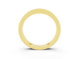 Yellow gold Channel Set Princess Cut Blue Sapphire Eternity Band_27