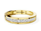 Yellow gold Channel Set Princess Cut Diamond Eternity Band_24