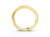 Yellow gold Channel Set Princess Cut Diamond Eternity Band_85