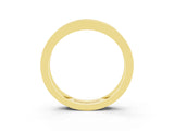 Yellow gold Channel Set Princess Cut Garnet Eternity Band_39