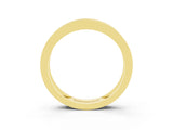Yellow gold Channel Set Princess Cut Green Sapphire Eternity Band_27