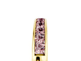 Yellow gold Channel Set Princess Cut Morganite Eternity Band_11