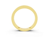 Yellow gold Channel Set Princess Cut Pink Sapphire Eternity Band_39
