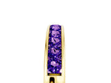 Yellow gold Channel Set Princess Cut Tanzanite Eternity Band_11