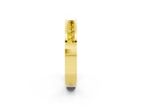 Yellow gold Channel Set Princess Cut Yellow Sapphire Eternity Band_50