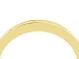 Yellow gold Channel Set Round Aquamarine Eternity Band_10