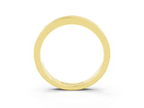 Yellow gold Channel Set Round Aquamarine Eternity Band_9