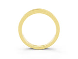 Yellow gold Channel Set Round Blue Sapphire Eternity Band_9