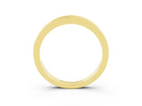 Yellow gold Channel Set Round Blue Topaz Eternity Band_9