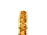 Yellow gold Channel Set Round Citrine Eternity Band_11