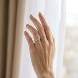 Yellow gold Channel-Set Round Diamond Eternity Band with Shared Prong Setting_20