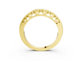 Yellow gold Channel-Set Round Diamond Eternity Band with Shared Prong Setting_7