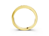 Yellow gold Channel-Set Round Diamond Eternity Band_5