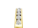 Yellow gold Channel-Set Round Diamond Eternity Band_7