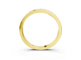 Yellow gold Channel-Set Round Diamond Half Eternity Band_5