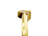 Yellow gold Channel-Set Round Diamond Twist Band_9