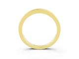 Yellow gold Channel Set Round Moissanite Eternity Band_9