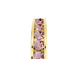 Yellow gold Channel Set Round Morganite Eternity Band_11